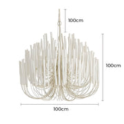 Hartley Beam Wood Chandelier — gallery image 22