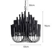 Hartley Beam Wood Chandelier — gallery image 13
