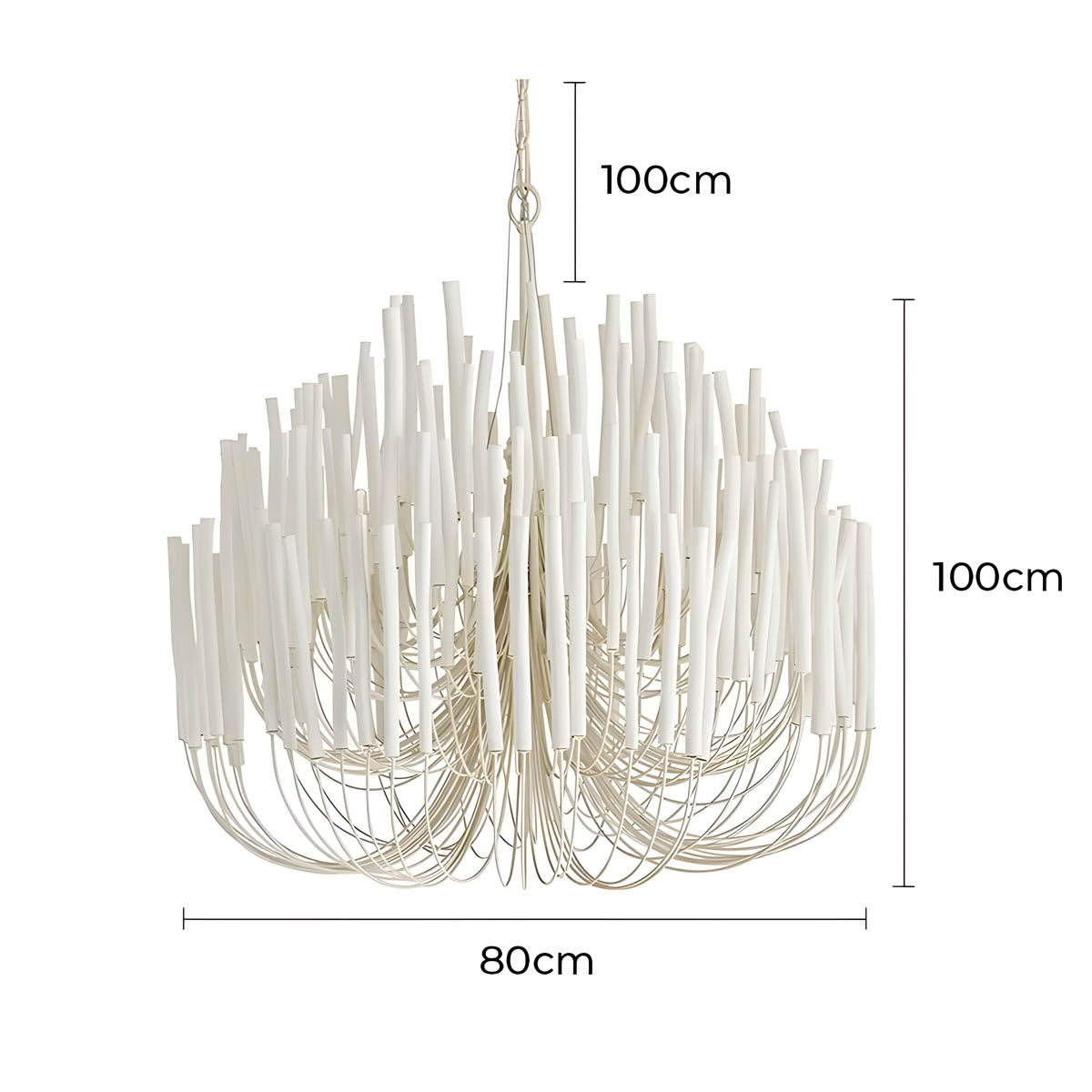 Hartley Beam Wood Chandelier — gallery image 21