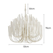 Hartley Beam Wood Chandelier — gallery image 19