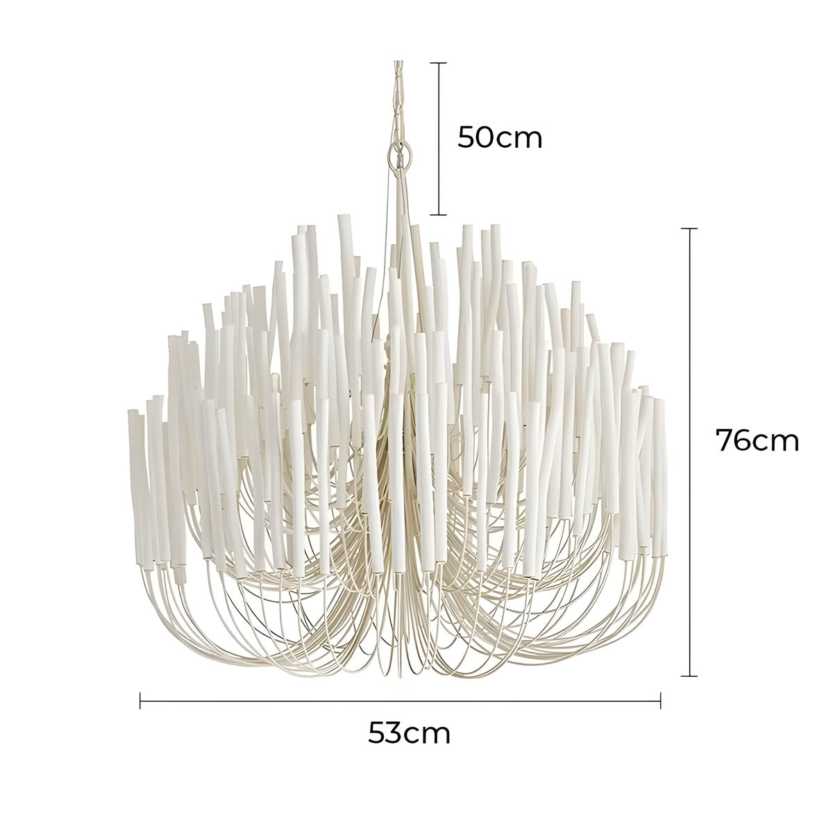 Hartley Beam Wood Chandelier — gallery image 19