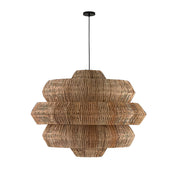 Langford Beam Rattan Chandelier — gallery image 10