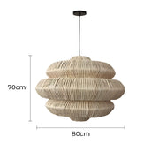 Langford Beam Rattan Chandelier — gallery image 18