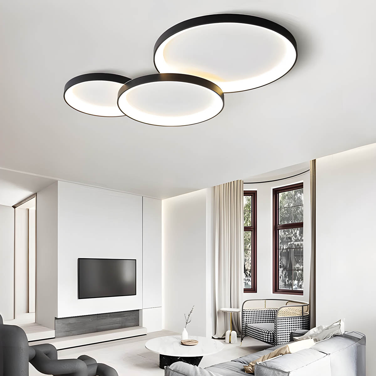 Mossley Beam Acrylic Ceiling Light — gallery image 3