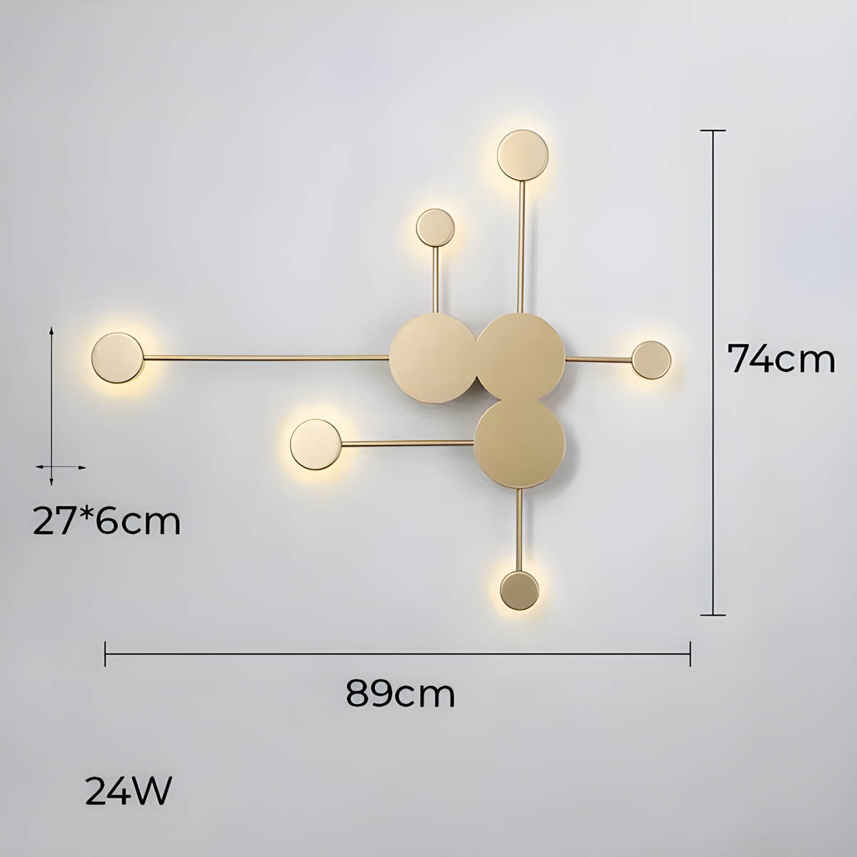 
Oakmere Beam Acrylic Wall Sconce — photo 27