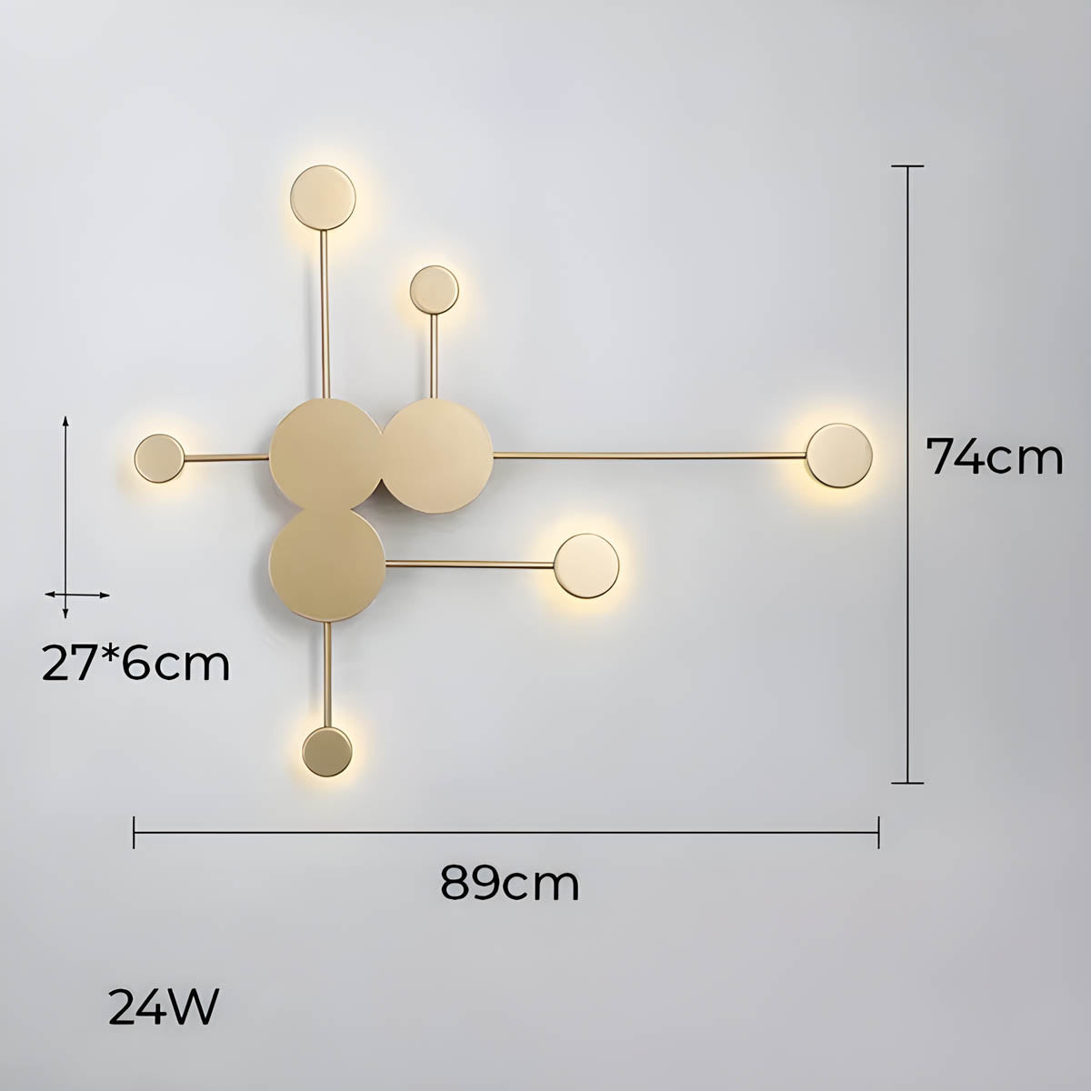 
Oakmere Beam Acrylic Wall Sconce — photo 28