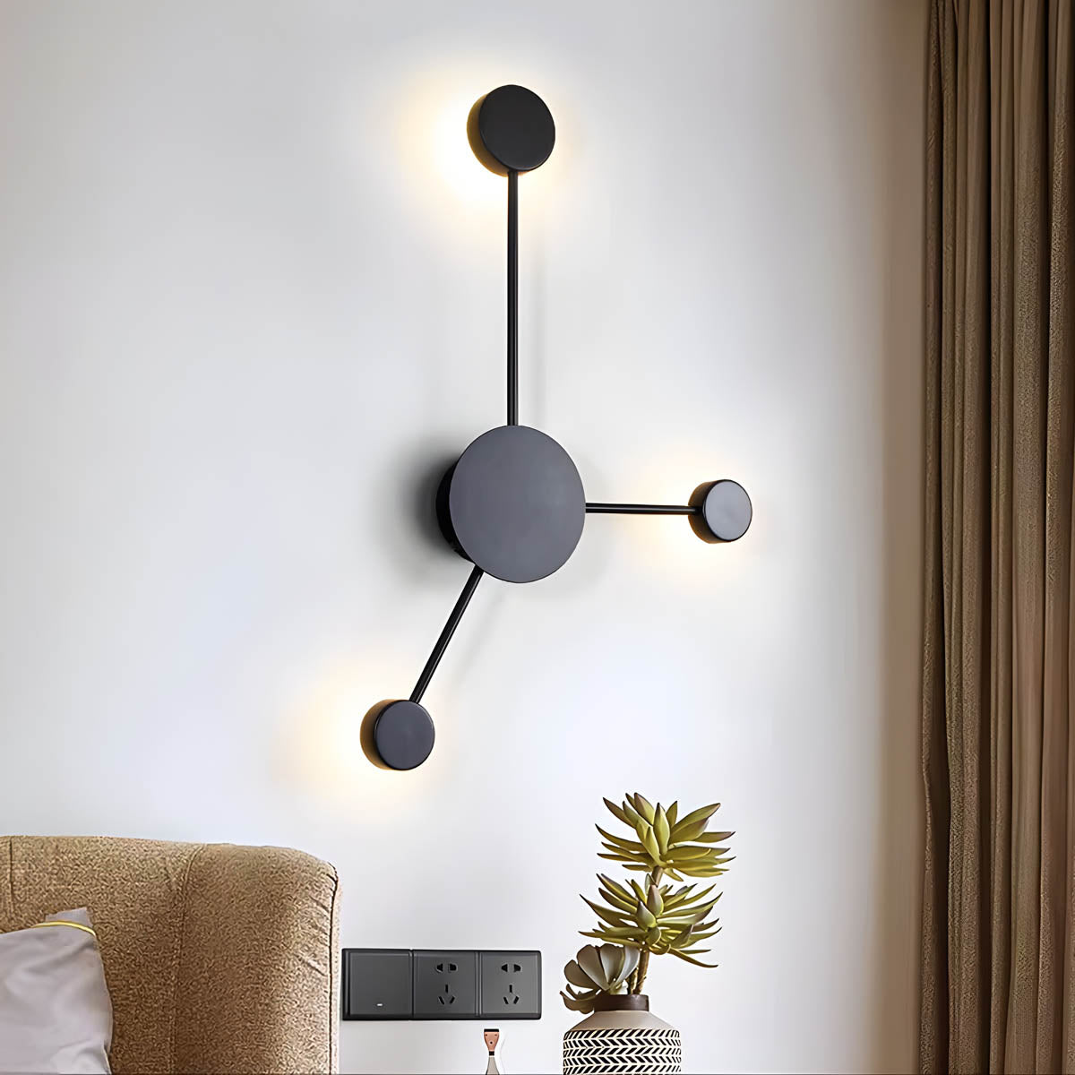 
Oakmere Beam Acrylic Wall Sconce — photo 7