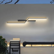 Rosewood Beam Aluminum Outdoor Wall Light — gallery image 11
