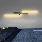 Rosewood Beam Aluminum Outdoor Wall Light — gallery image 9