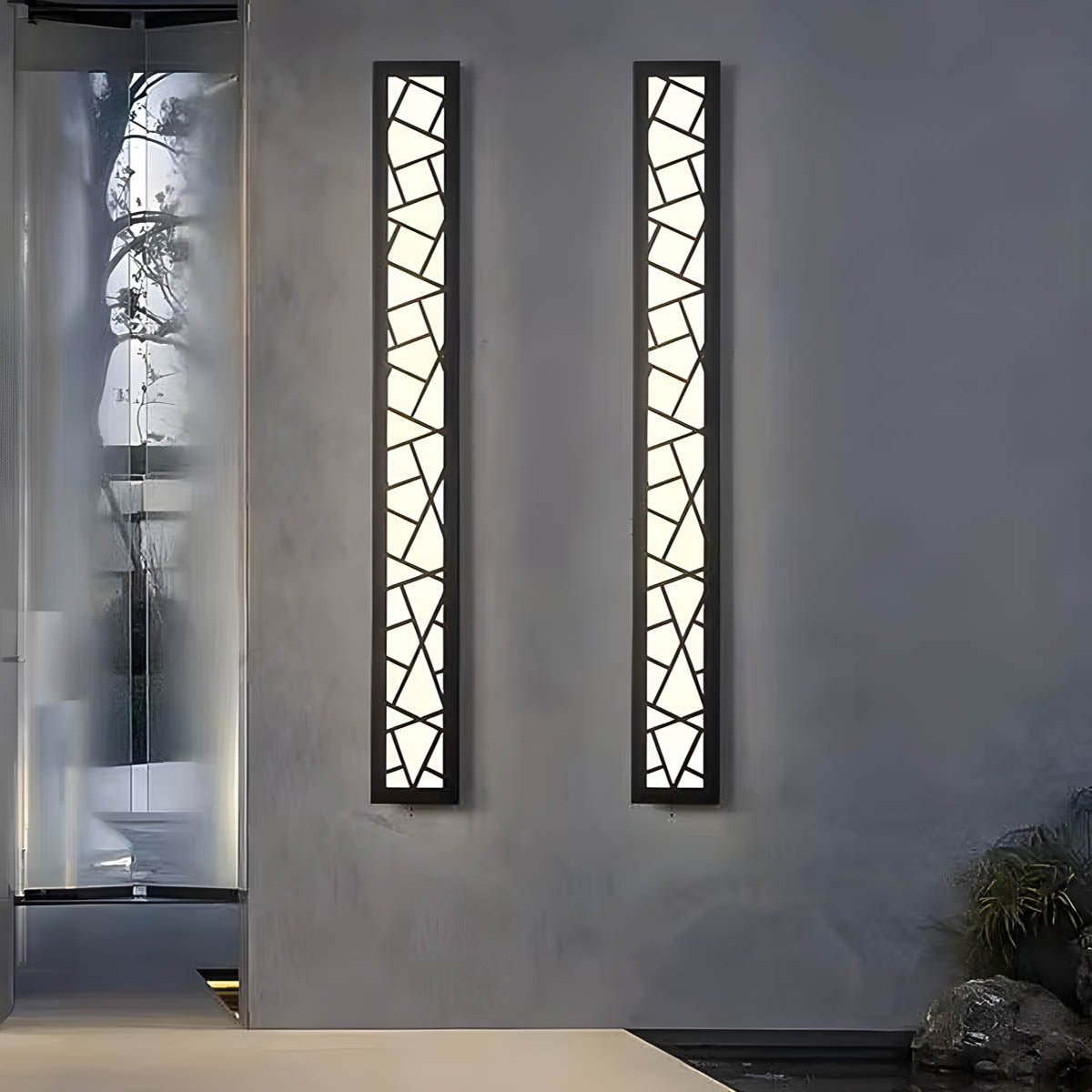 Sherwood Beam Stainless Steel Outdoor Wall Light — gallery image 3