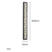 Sherwood Beam Stainless Steel Outdoor Wall Light — gallery image 19
