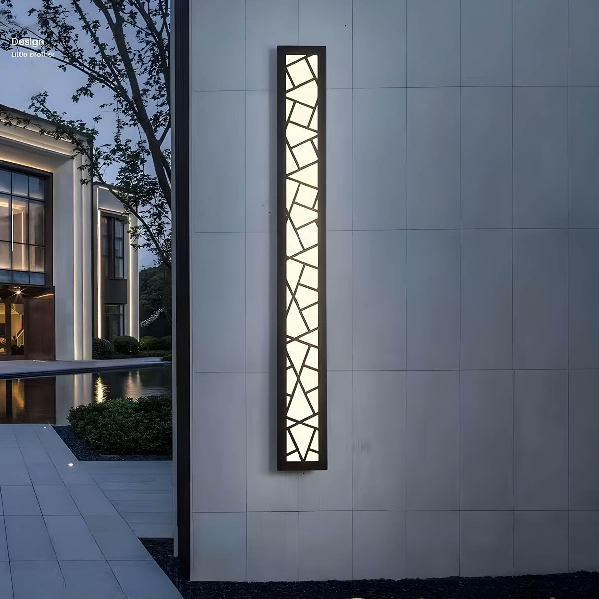 Sherwood Beam Stainless Steel Outdoor Wall Light — gallery image 2
