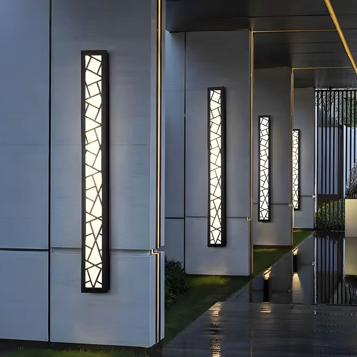 Sherwood Beam Stainless Steel Outdoor Wall Light — gallery image 5