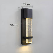 Wickham Beam Crystal Outdoor Wall Light — gallery image 17