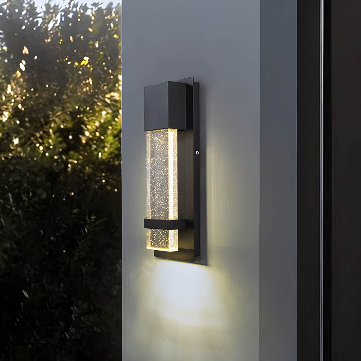 Wickham Beam Crystal Outdoor Wall Light — gallery image 9