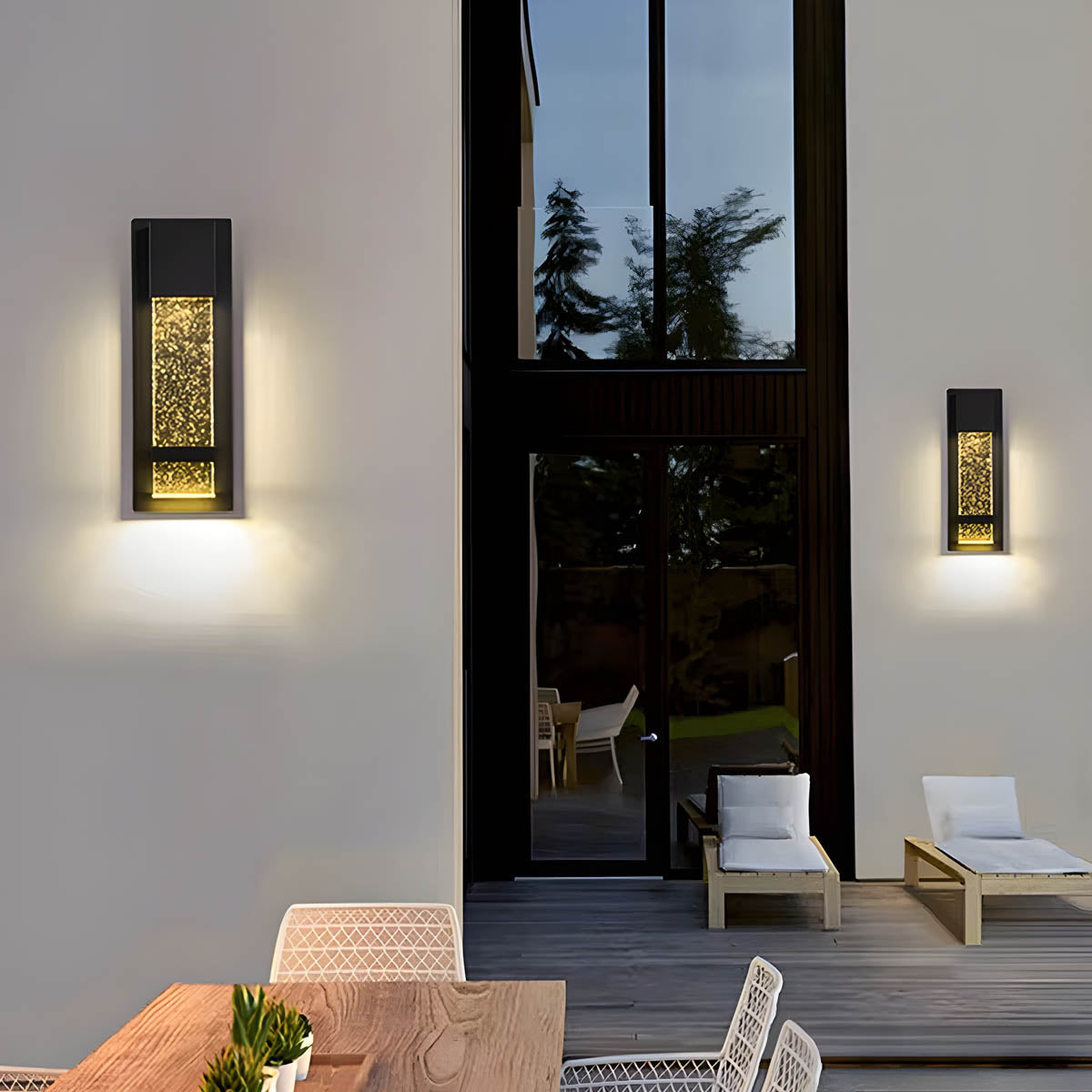 Wickham Beam Crystal Outdoor Wall Light — gallery image 10
