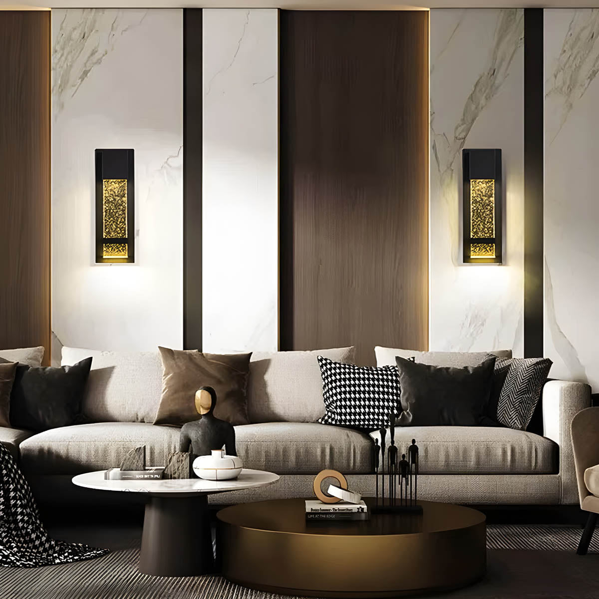 Wickham Beam Crystal Outdoor Wall Light — gallery image 6