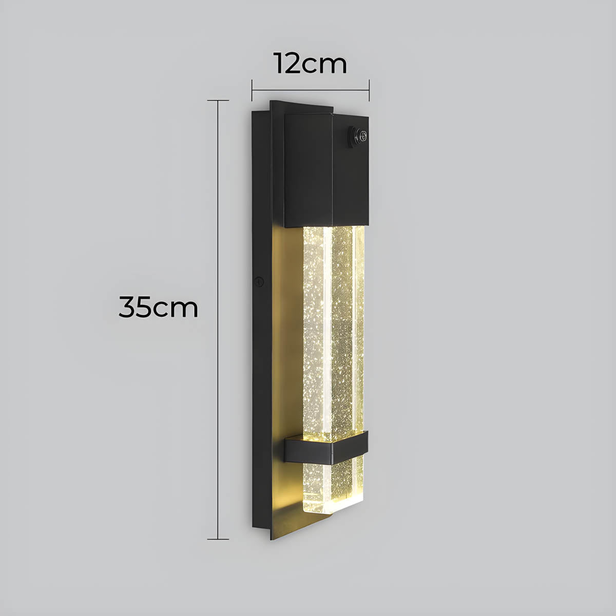 Wickham Beam Crystal Outdoor Wall Light — gallery image 16