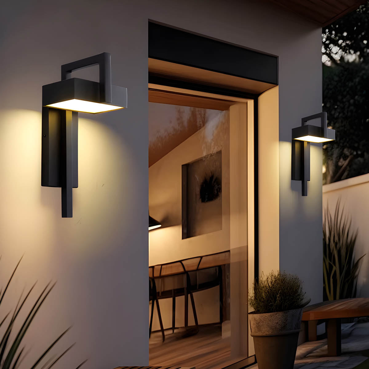 
Applique murale extérieure en aluminium Fairford Beam — photo 3