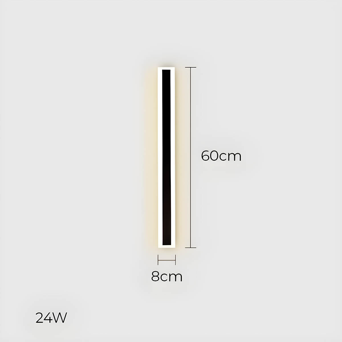 Acorn Beam Acrylic Linear Outdoor Wall Light — gallery image 16