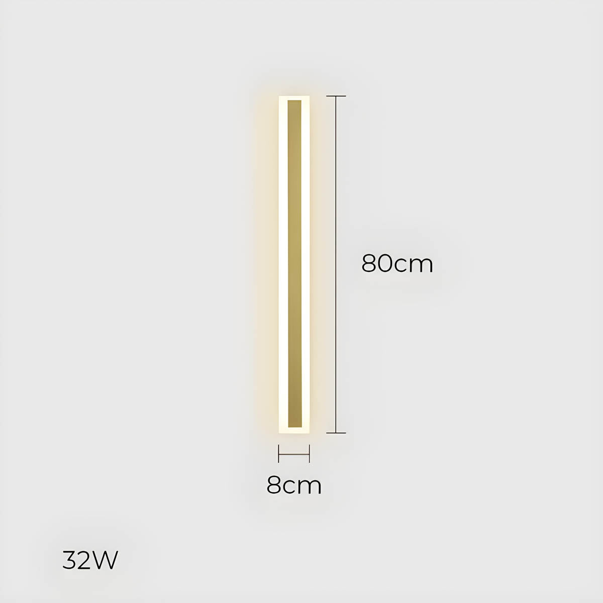 Acorn Beam Acrylic Linear Outdoor Wall Light — gallery image 28