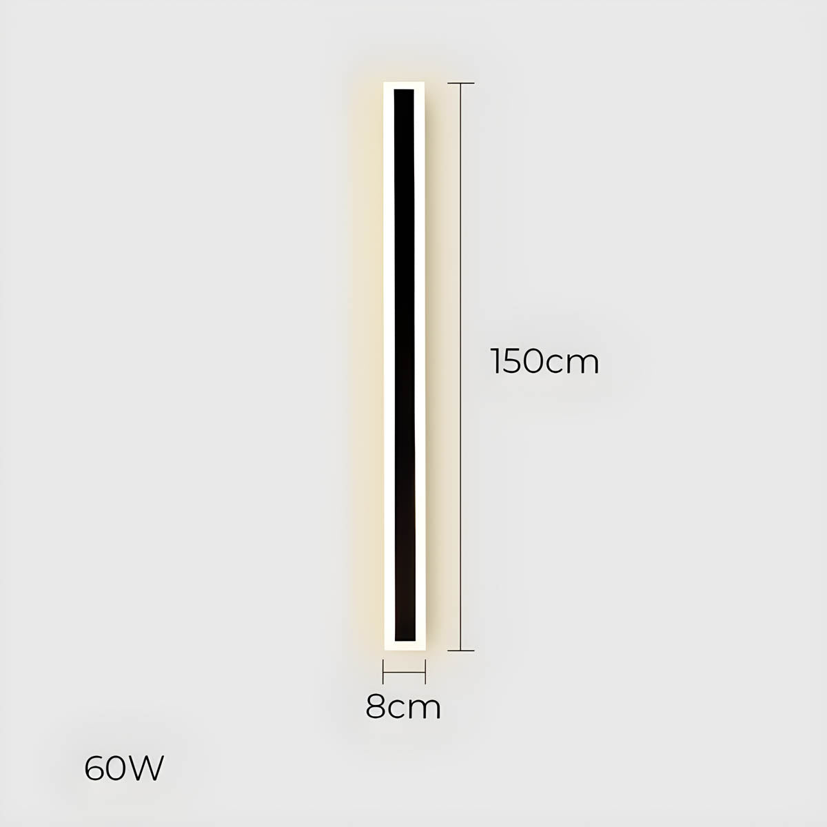 Acorn Beam Acrylic Linear Outdoor Wall Light — gallery image 20