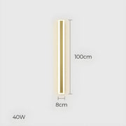Acorn Beam Acrylic Linear Outdoor Wall Light — gallery image 29