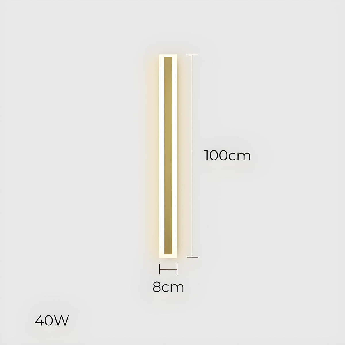 Acorn Beam Acrylic Linear Outdoor Wall Light — gallery image 29