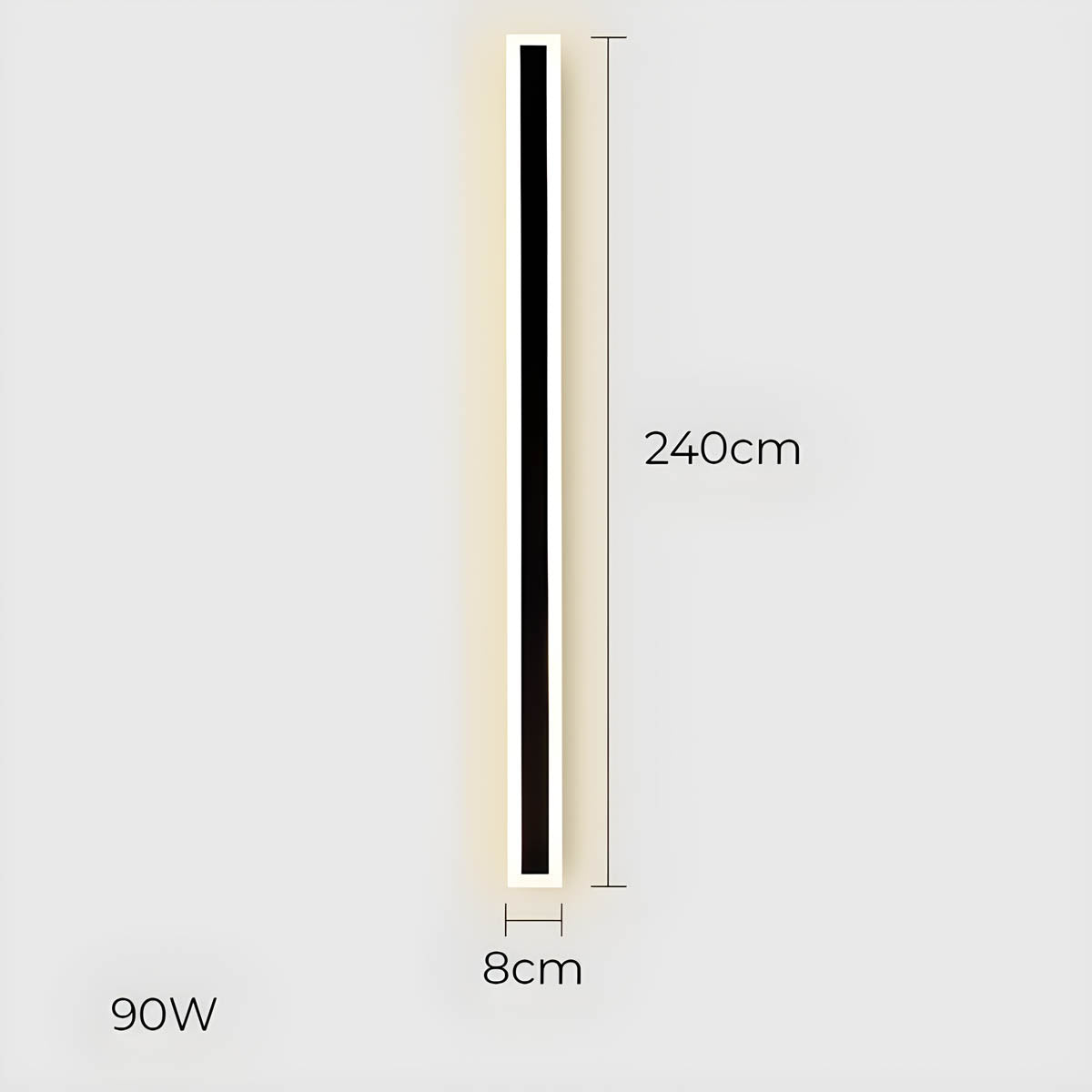 Acorn Beam Acrylic Linear Outdoor Wall Light — gallery image 23