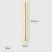 Acorn Beam Acrylic Linear Outdoor Wall Light — gallery image 31