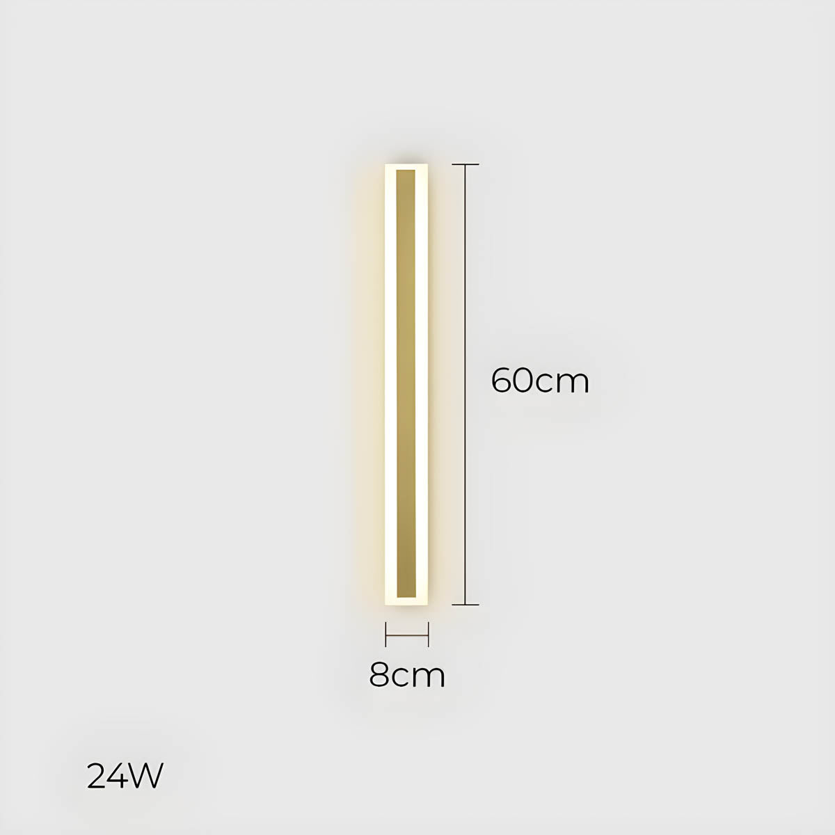 Acorn Beam Acrylic Linear Outdoor Wall Light — gallery image 24