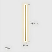 Acorn Beam Acrylic Linear Outdoor Wall Light — gallery image 30