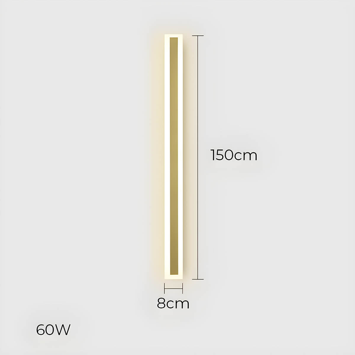 Acorn Beam Acrylic Linear Outdoor Wall Light — gallery image 26