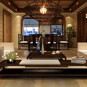 Greystone Beam Rattan Pendant Light — gallery image 3