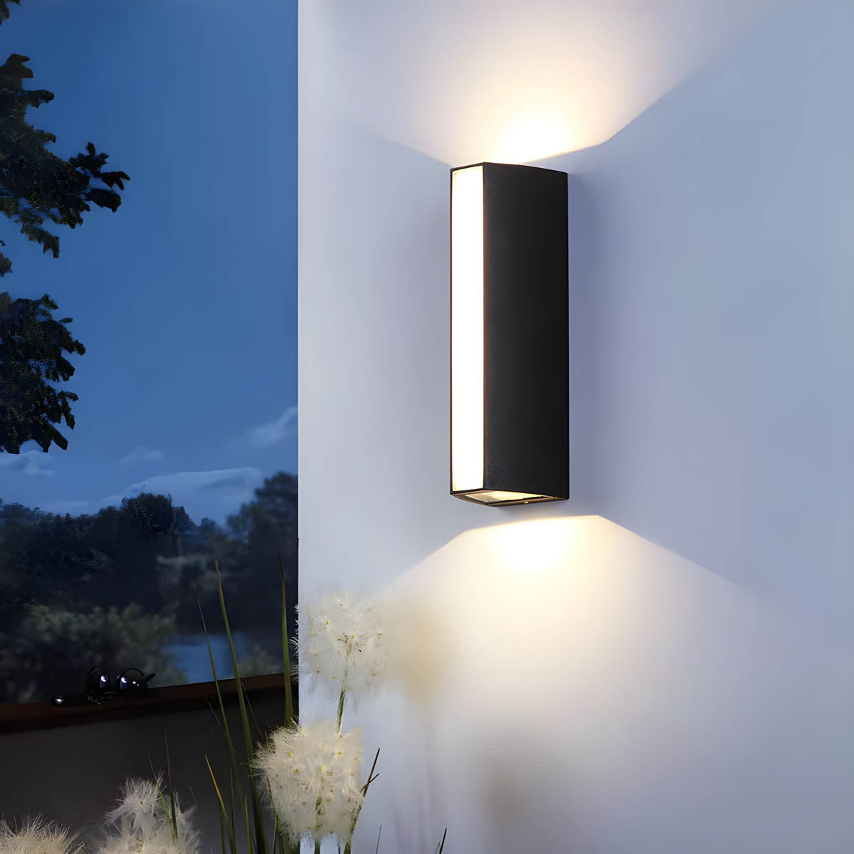 Elmsford Beam Aluminum Outdoor Wall Light — gallery image 11