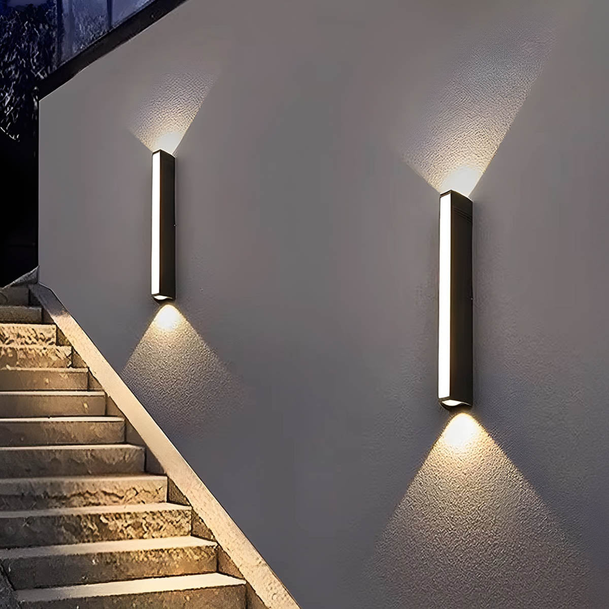 Elmsford Beam Aluminum Outdoor Wall Light — gallery image 2