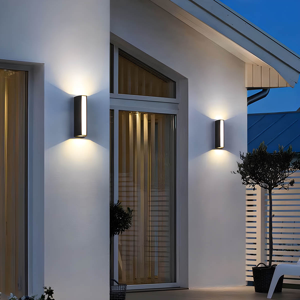 Elmsford Beam Aluminum Outdoor Wall Light — gallery image 6