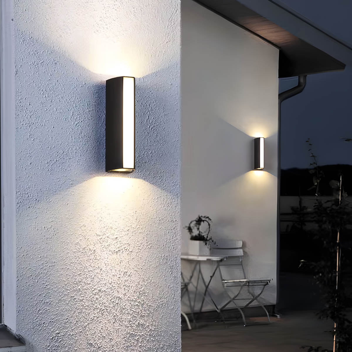 Elmsford Beam Aluminum Outdoor Wall Light — gallery image 4