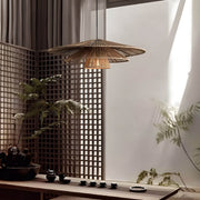 Foxglove Beam Rattan Chandelier — gallery image 5