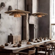 Foxglove Beam Rattan Chandelier — gallery image 6