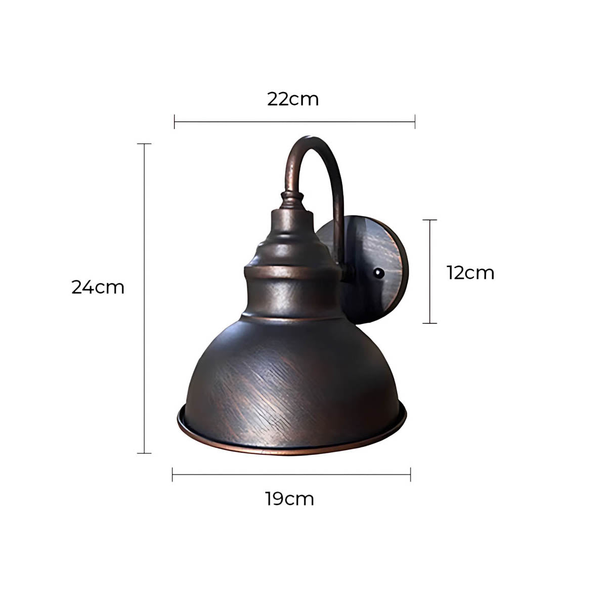 Blackthorn Beam Aluminum Outdoor Wall Light — gallery image 13