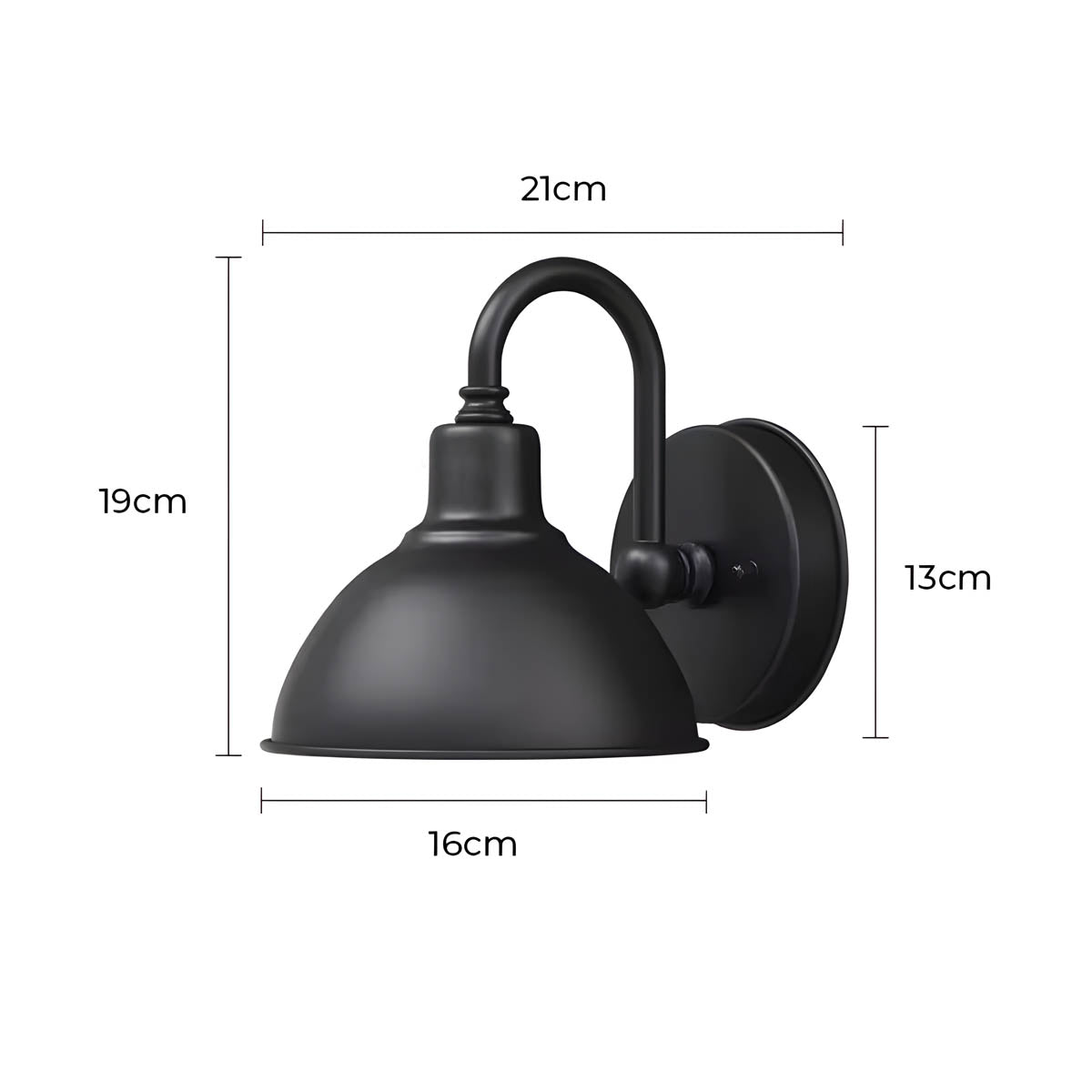 Blackthorn Beam Aluminum Outdoor Wall Light — gallery image 11