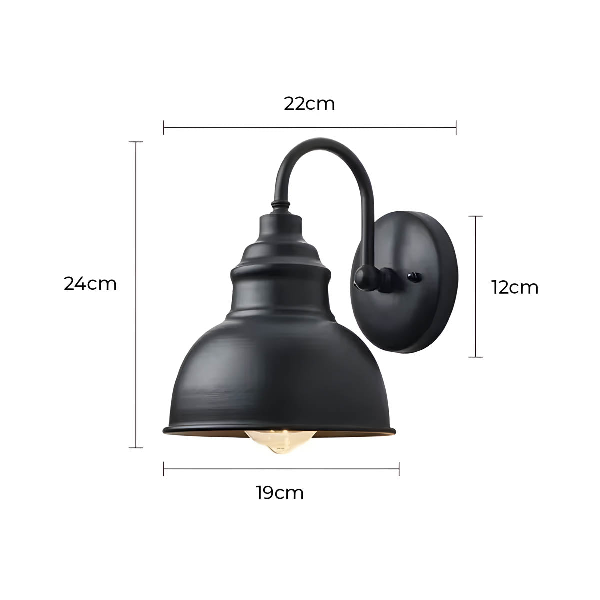 Blackthorn Beam Aluminum Outdoor Wall Light — gallery image 12