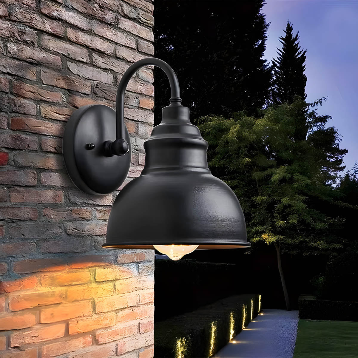 Blackthorn Beam Aluminum Outdoor Wall Light — gallery image 2