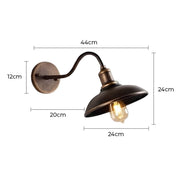 Huckleberry Beam Aluminum Dome Outdoor Wall Light — gallery image 11