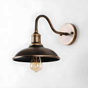 Huckleberry Beam Aluminum Dome Outdoor Wall Light — gallery image 6