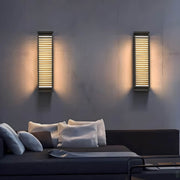 Larchwood Beam Stainless Steel Linear Outdoor Wall Light — gallery image 2