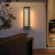 Larchwood Beam Stainless Steel Linear Outdoor Wall Light — gallery image 8