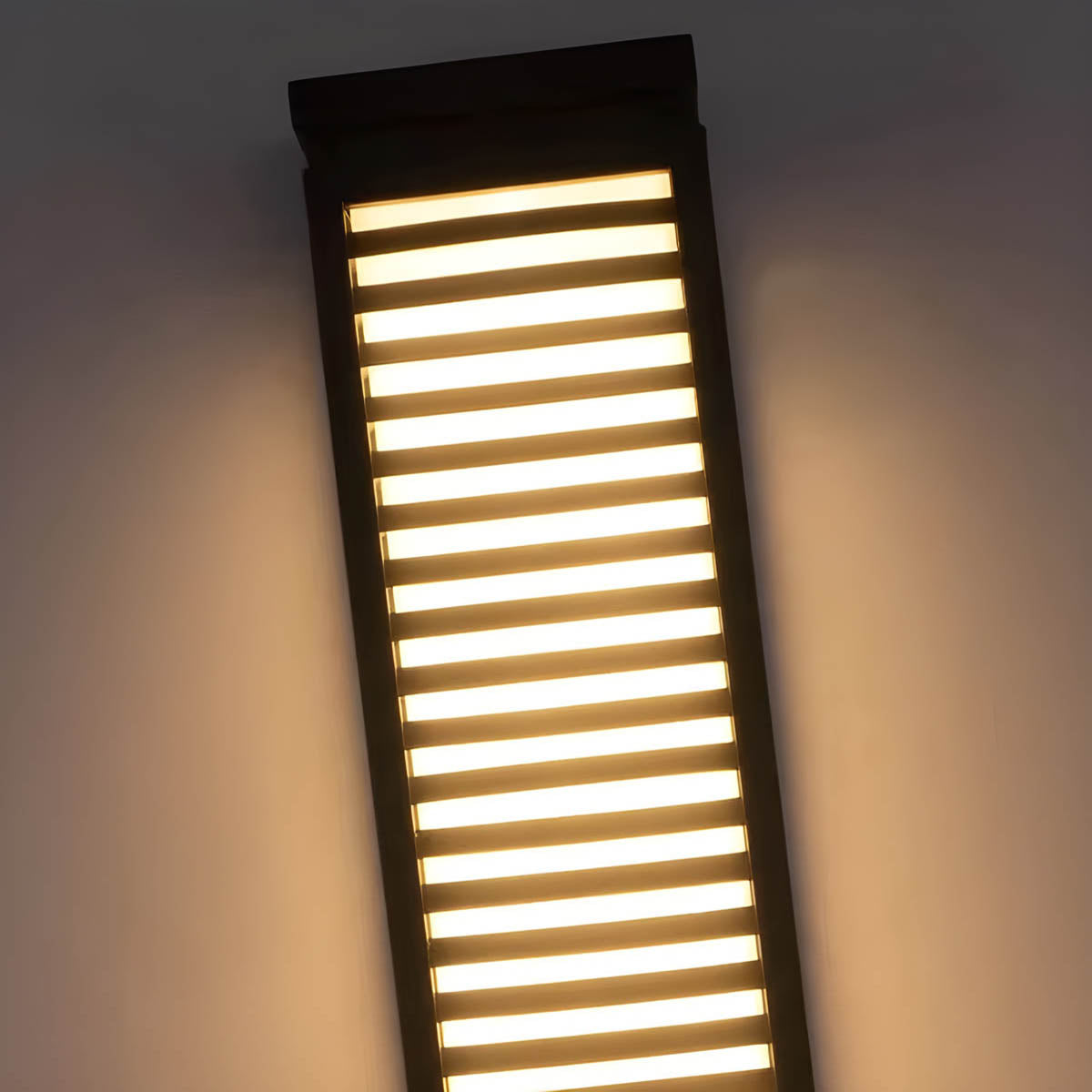Larchwood Beam Stainless Steel Linear Outdoor Wall Light — gallery image 9