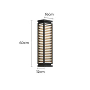 Larchwood Beam Stainless Steel Linear Outdoor Wall Light — gallery image 13